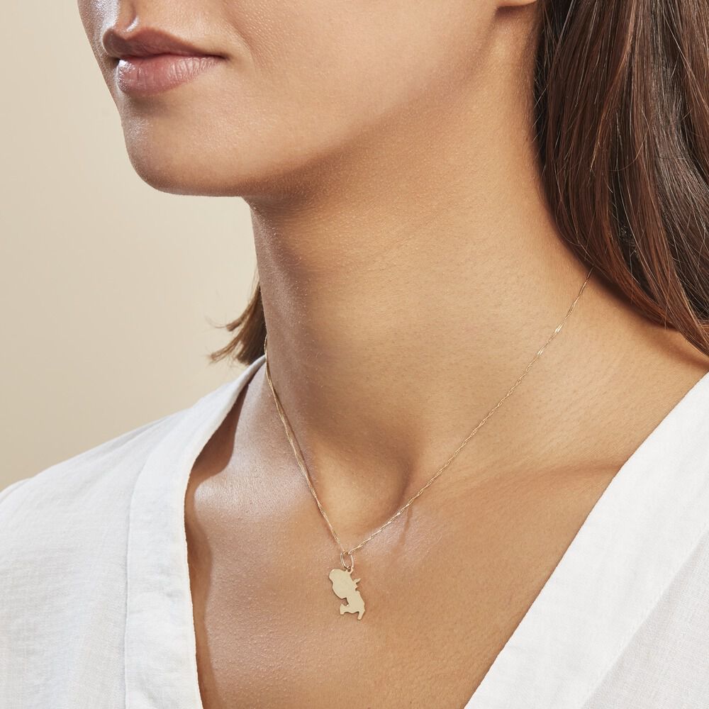 Pendentif Gaietana Martinique Or Jaune - Bijoux personnalisés Famille | Marc Orian