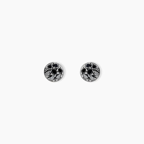 Boucles D'oreilles Puces Teani Or Blanc Diamant - Puces Femme | Marc Orian