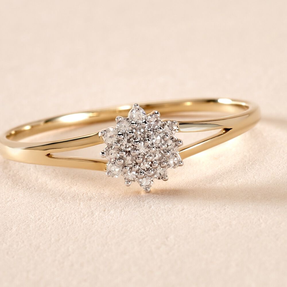 Bague Barbra Or Jaune Diamant - Bagues fiançailles Femme | Marc Orian