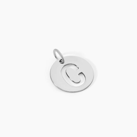 Pendentif Elio C Argent Blanc - Bijoux fantaisie Famille | Marc Orian