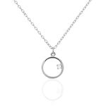 Collier Anas Argent Blanc Oxyde De Zirconium - Colliers avec pierres Femme | Marc Orian