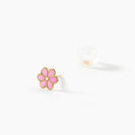Boucles D'oreilles Puces Or Jaune Talia Email - Puces Enfant | Marc Orian
