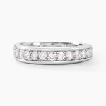 Demi Alliance Heket Argent Blanc Oxyde De Zirconium - Bijoux fantaisie Femme | Marc Orian