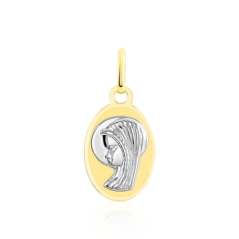 Pendentif Vierge Ovale Or Bicolore - Pendentifs Enfant | Marc Orian
