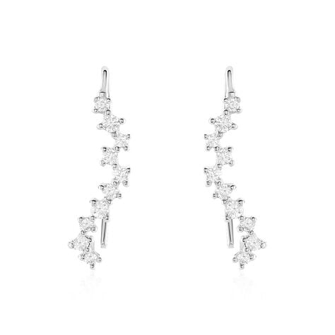 Bijoux D'oreilles Brandi Argent Rhodié Oxyde De Zirconium - Piercings d'oreilles Femme | Marc Orian
