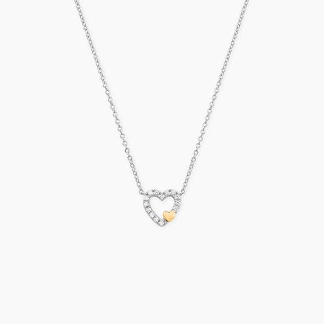 Collier Sorya Or Jaune Argent Blanc Oxyde De Zirconium - Colliers avec pierres Femme | Marc Orian