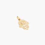 Pendentif Fathiyya Or Jaune Oxyde De Zirconium - Pendentifs Femme | Marc Orian