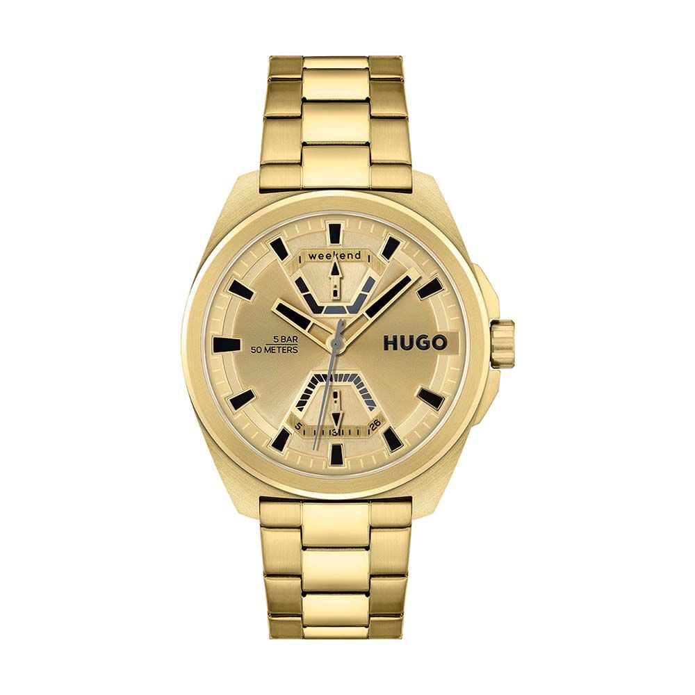 Montre Hugo Expose Doré - Montres étanches Homme | Marc Orian