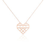 Collier Angeles Acier Rose - Sautoirs Femme | Marc Orian