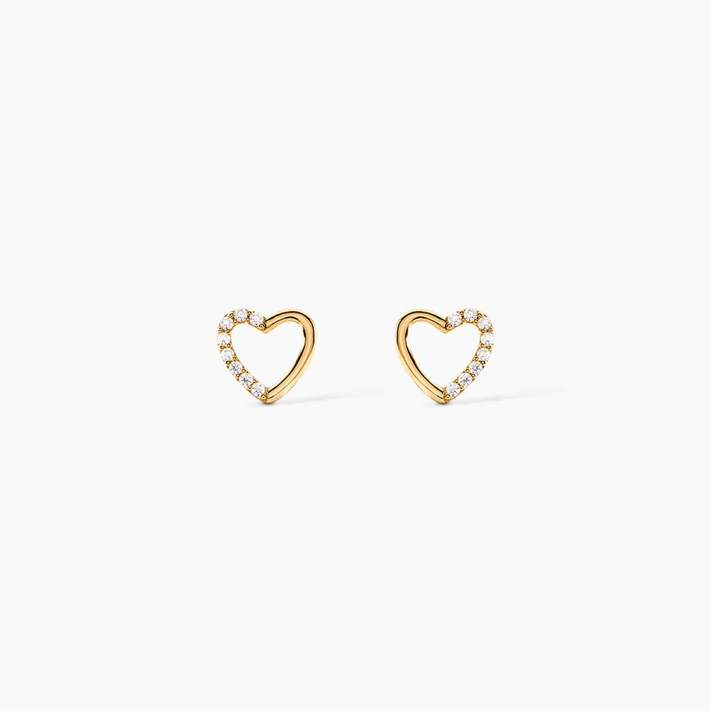 Boucles D'oreilles Puces Jakov Or Jaune - Pendantes Femme | Marc Orian