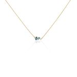 Collier Plaqu&eacute; Or Era Pierre De Synth&egrave;se - Colliers avec pierres Femme | Marc Orian