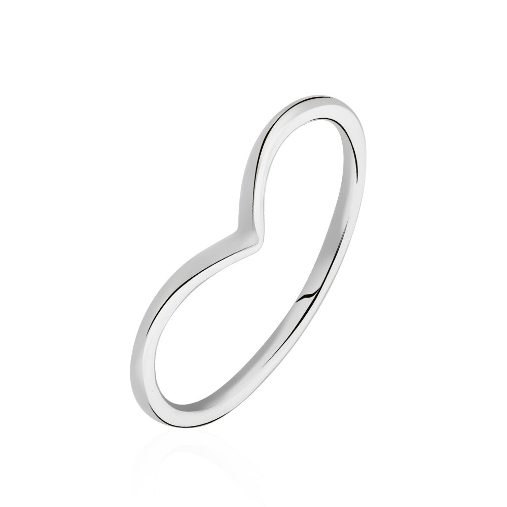 Bague De Phalange Tricia Argent Blanc - Bagues phalange Femme | Marc Orian