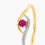 Bague Or Jaune Karmele Rubis - Bagues vintage Femme | Marc Orian