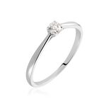 Bague Solitaire Vicoeuria Or Blanc Diamant - Solitaires Femme | Marc Orian