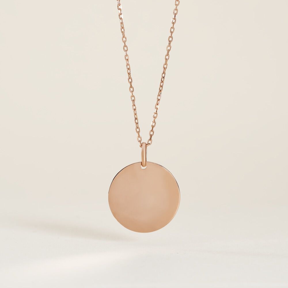 Pendentif Lisa Or Rose - Bijoux personnalis&eacute;s Femme | Marc Orian