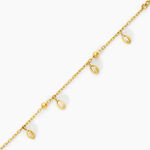 Bracelet Ivy Acier Jaune Oxyde De Zirconium - Bracelets cha&icirc;nes Femme | Marc Orian
