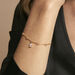 Bracelet Lovel Plaqué Or Doré Oxyde De Zirconium - Bracelets chaînes Femme | Marc Orian
