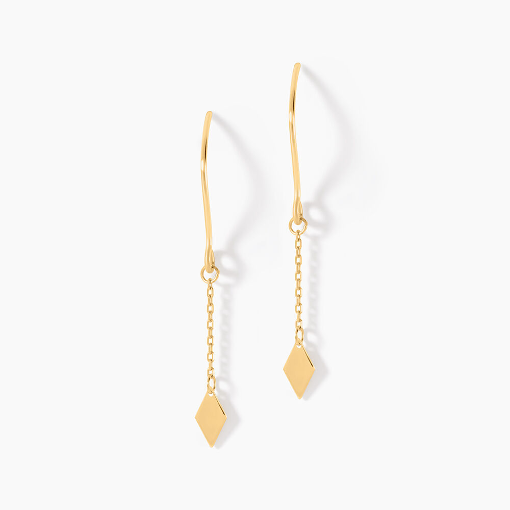 Boucles D'Oreilles Pendantes Linwood Or Jaune - Pendantes Femme | Marc Orian