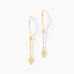 Boucles D'Oreilles Pendantes Linwood Or Jaune - Pendantes Femme | Marc Orian