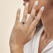 Bague Jess Or Blanc Saphir Et Diamant - Solitaires Femme | Marc Orian