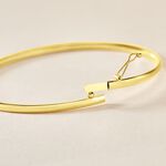 Bracelet Jonc Yuriy Fil Flexible Or Jaune - Bracelets joncs Femme | Marc Orian