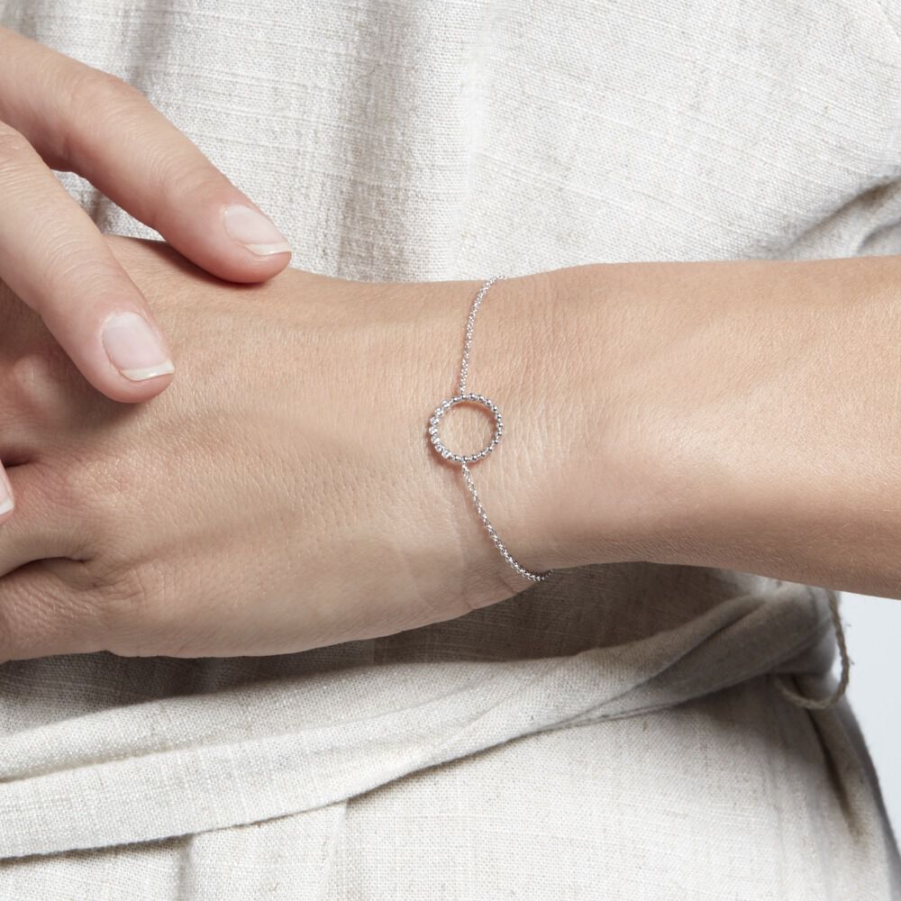 Bracelet Lidig Argent Oxyde De Zirconium - Bracelets chaînes Femme | Marc Orian