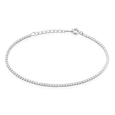 Bracelet Lou-anne Argent Blanc Oxyde De Zirconium - Bracelets chaînes Femme | Marc Orian
