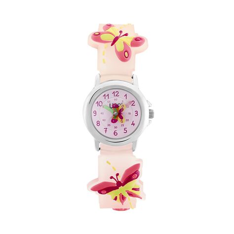 Montre Upp Papillon Rose - Montres &eacute;tanches Enfant | Marc Orian