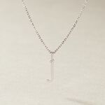 Pendentif Ionia Lettre Or Blanc - Pendentifs Famille | Marc Orian