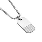 Colliers Phebus Him Acier Blanc - Colliers fantaisie Homme | Marc Orian