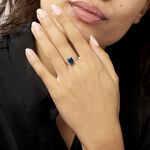 Bague Noee Or Rose Topaze Et Oxyde De Zirconium - Bagues pierres fines Femme | Marc Orian