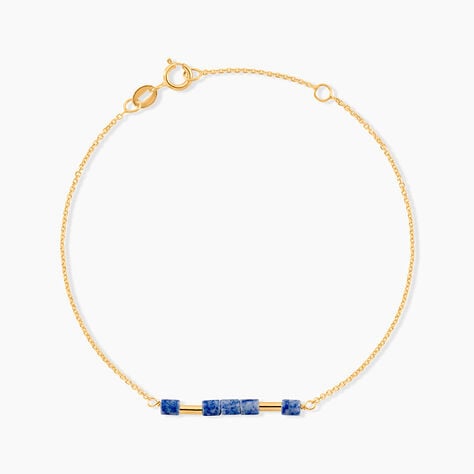 Bracelet Erdmann Or Jaune Aventurine - Bracelets cha&icirc;nes Femme | Marc Orian