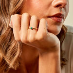 Bague Emaria Or Jaune Emeraude - Bagues vintage Femme | Marc Orian