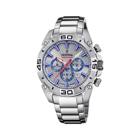Montre Festina Chronobike Argent - Montres sport Homme | Marc Orian