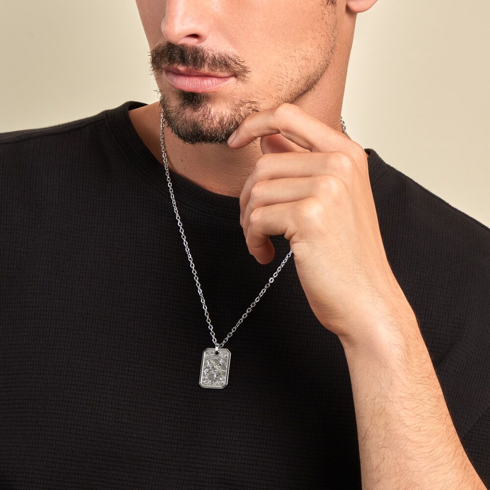 Collier Phebus Him Acier - Colliers Homme | Marc Orian