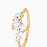 Bague Nelia Plaqu&eacute; Or Jaune Oxyde De Zirconium - Bijoux fantaisie Femme | Marc Orian