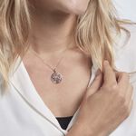 Pendentif Or Blanc Godoleine Topazes - Pendentifs Femme | Marc Orian