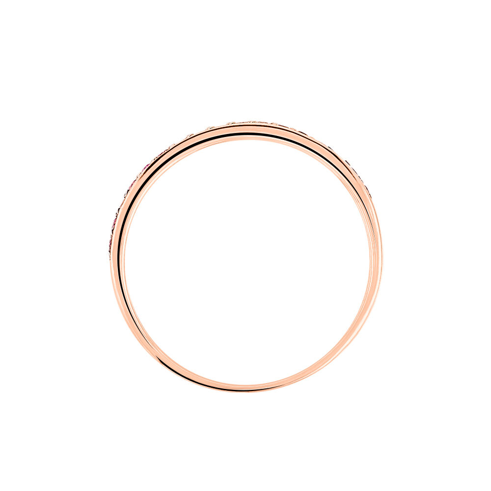 Bague Or Rose Auregane Saphir Diamant - Bagues vintage Femme | Marc Orian