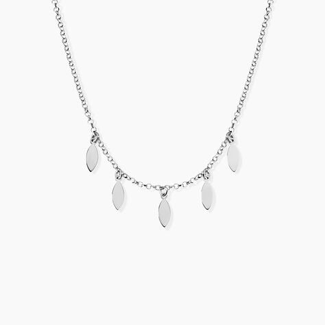 Collier Argent Blanc Osama - Colliers fantaisie Femme | Marc Orian