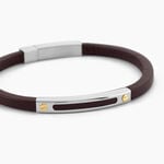 Bracelet Cuir De Vache Marron - Bracelets cuir Homme | Marc Orian