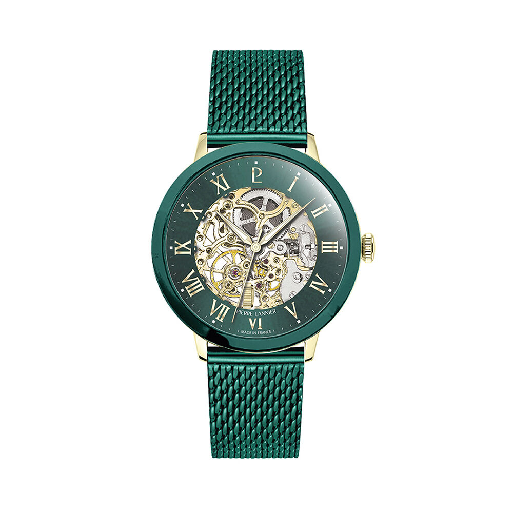 Montre Pierre Lannier Lannier Automatique 42 Vert - Montres automatiques Homme | Marc Orian