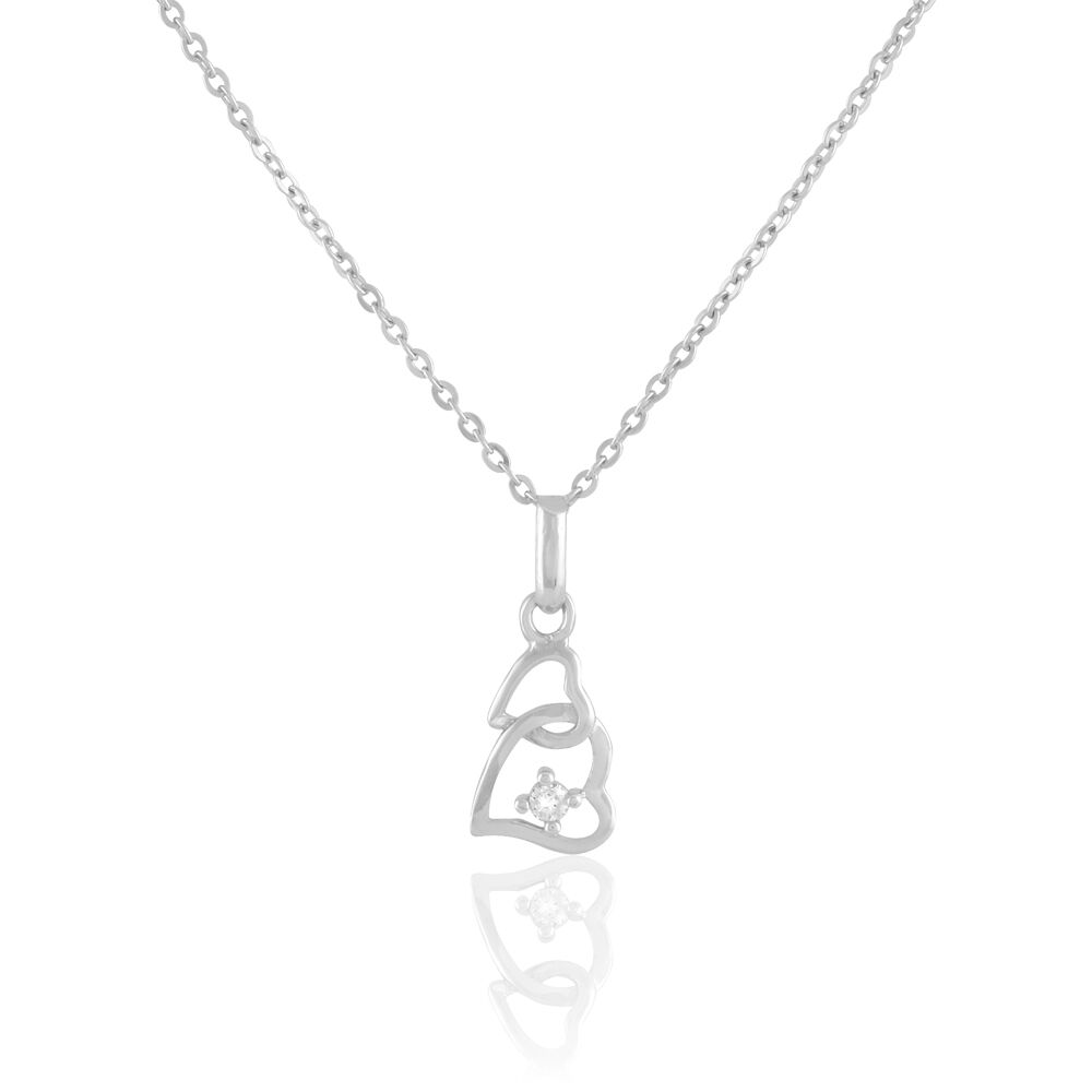 Collier Roma Argent Blanc Oxyde De Zirconium - Colliers avec pierres Femme | Marc Orian