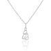 Collier Roma Argent Blanc Oxyde De Zirconium - Colliers avec pierres Femme | Marc Orian