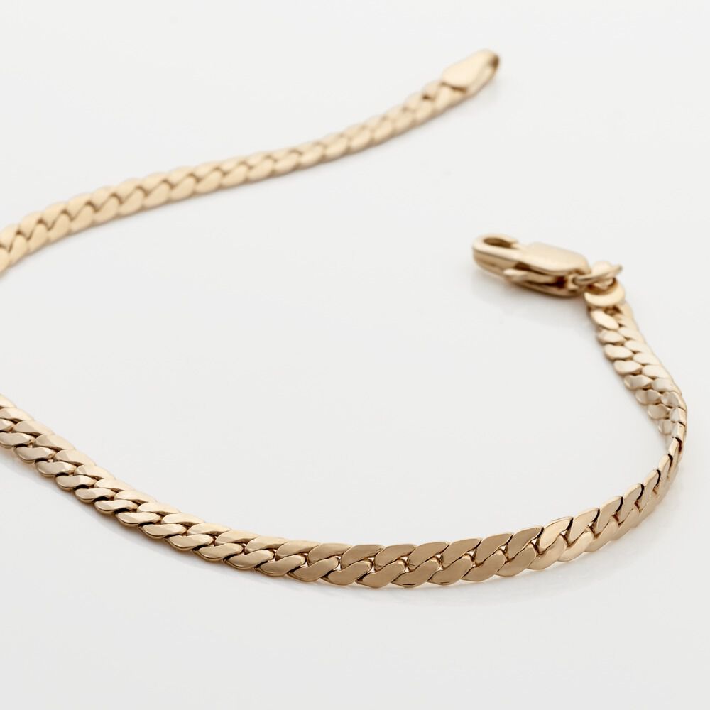 Bracelet Messaline Plaqué Or Jaune - Bracelets mailles Femme | Marc Orian