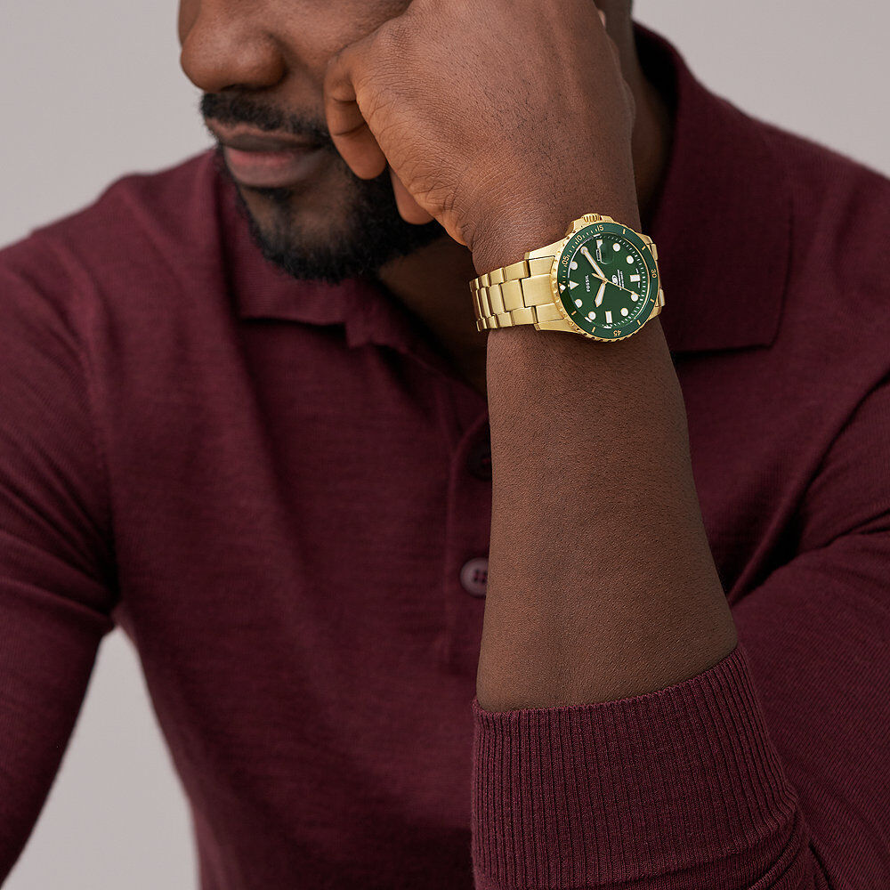 Montre Fossil Blue Dive Vert - Montres étanches Homme | Marc Orian