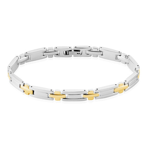 Bracelet Pierre Acier Bicolore - Bracelets chaînes Homme | Marc Orian
