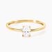 Bague Borje Or Jaune Oxyde De Zirconium - Solitaires Femme | Marc Orian