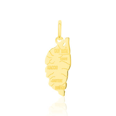 Pendentif Gaietana Corse Or Jaune