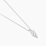 Collier Marnie Or Blanc Diamant - Colliers avec pierres Femme | Marc Orian