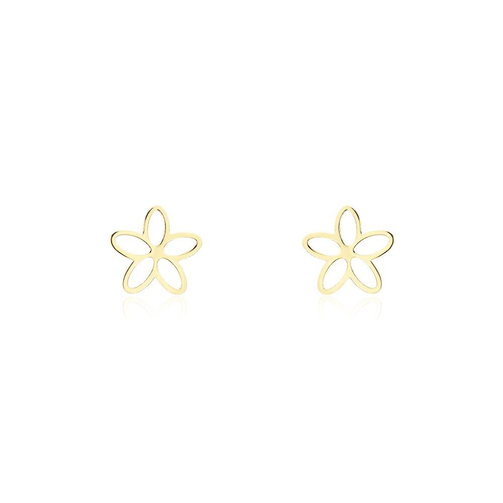 Boucles D'oreilles Puces Dacre Or Jaune - Puces Femme | Marc Orian